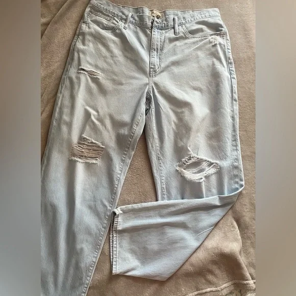 Madewell Blue Straight Leg Jeans with Vintage Appeal - Picture 5 of 15